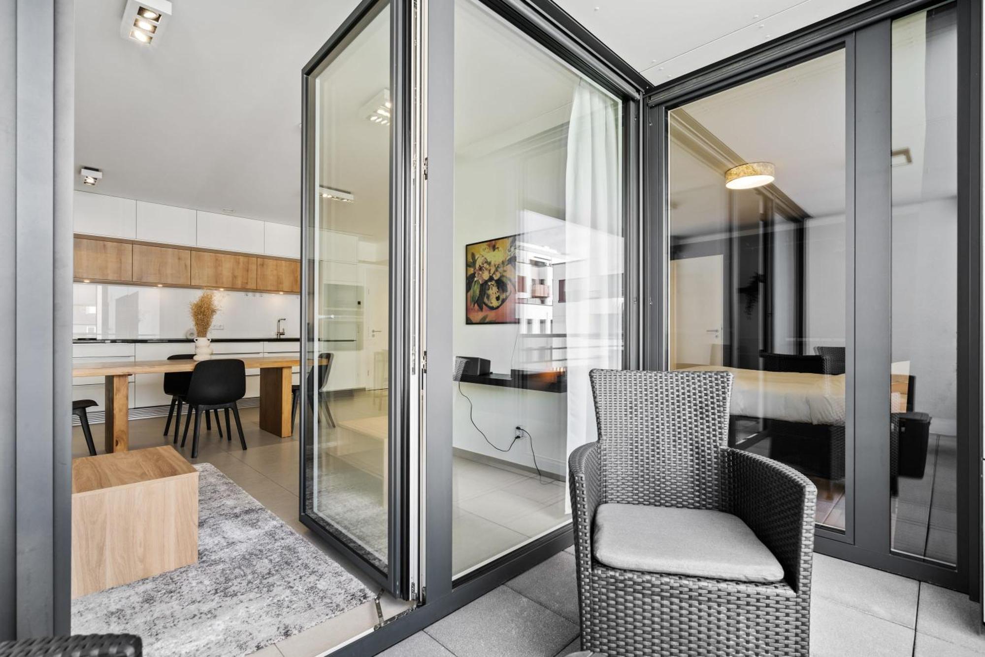 Modern 1-br With Balcony In Cessange Apartamento Luxemburgo